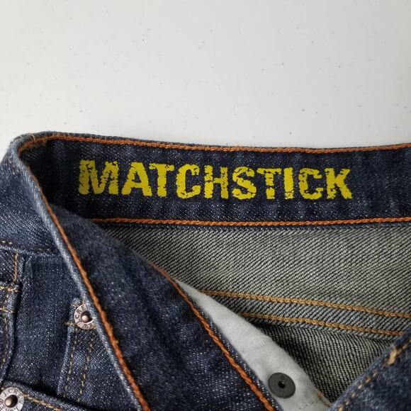J Crew Blue Jeans Matchstick Dark Wash Very Nice Size 28 S - Picture 5 of 5